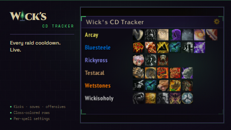 Wick's CD Tracker
