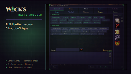 Wick's Macro Builder
