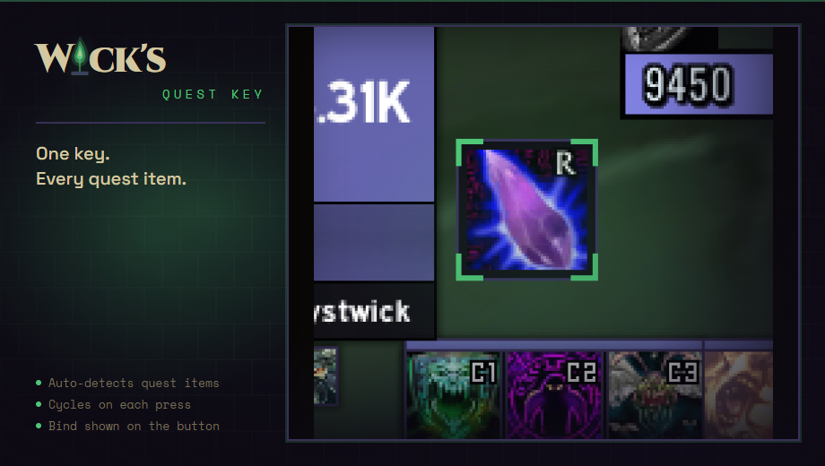 Wick's Quest Key card