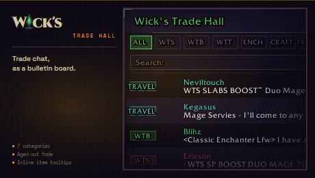 Wick's Trade Hall